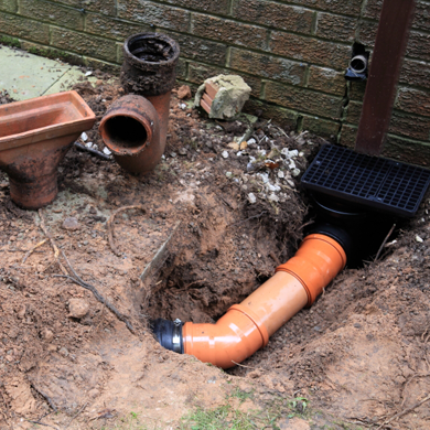 Drain Construction in Orrell